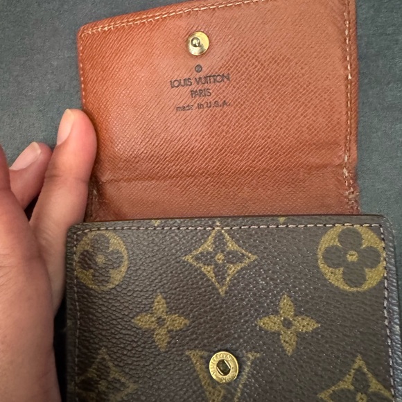Vintage Louis Vuitton Brown Monogram Wallet 4x4 trifold Quiet Luxury Monogram - Picture 3 of 6